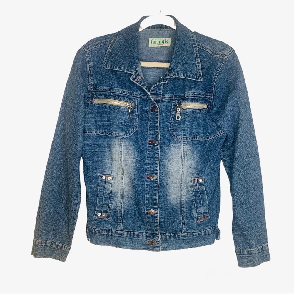 Vintage Formule Collection Denim Jacket Large 90’s Y2K